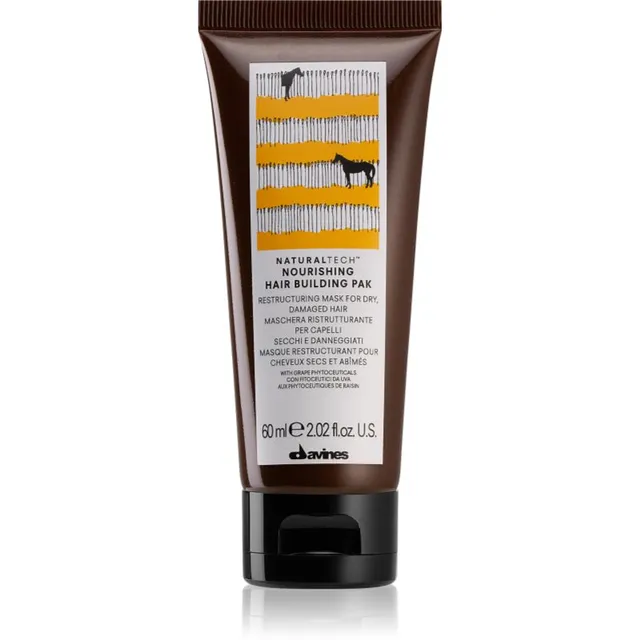 Davines Naturaltech Nourishing Mask kuivadeleja kahjustatud juustele 60 ml