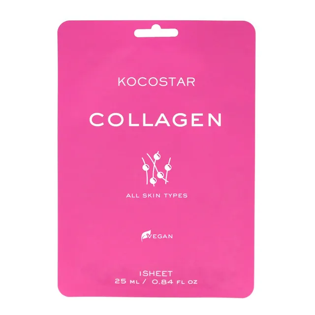 Collagen kangasmask