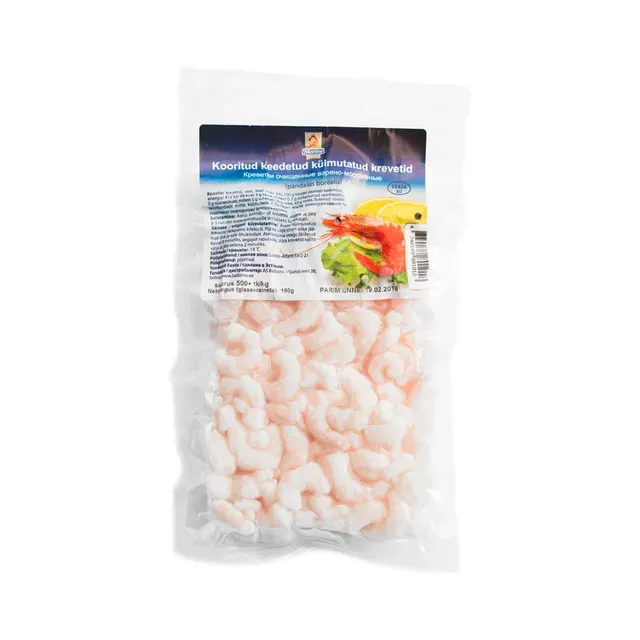 Kooritud krevetid 500+, MARINE, 160 g