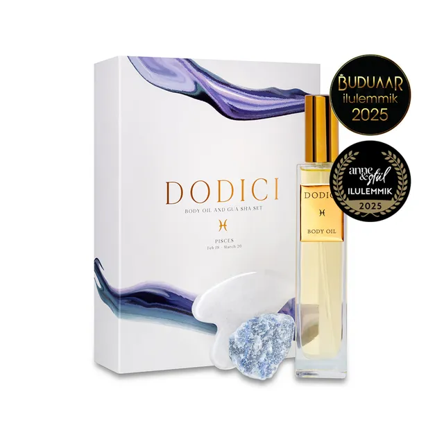 DODICI  kehaõli ja gua sha komplekt