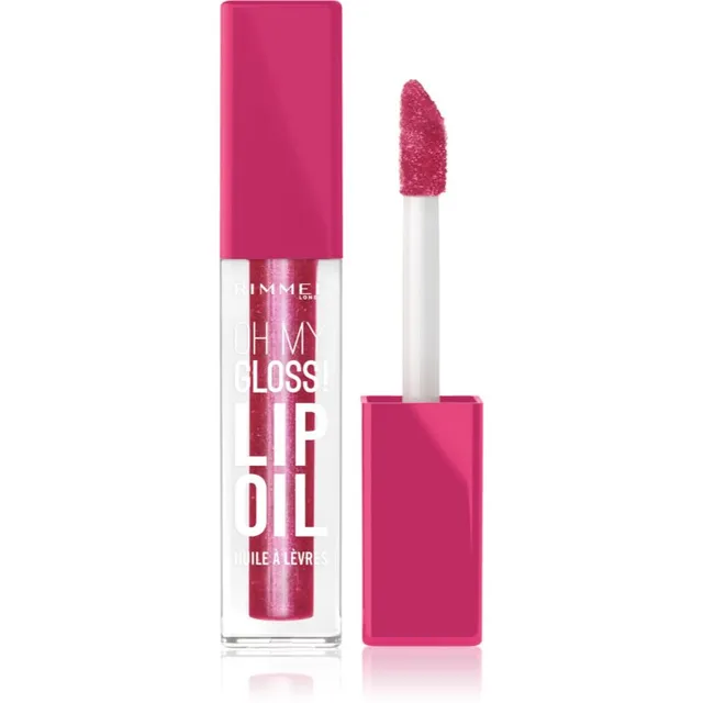 Rimmel Oh My Gloss! Lip Oil Huuleõli niisutava toimega varjund 007 Fuschia Punch 4.5 ml
