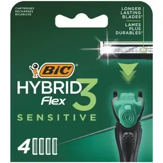Bic varuterad Hybrid 3 Sensitive 3-tera 4tk