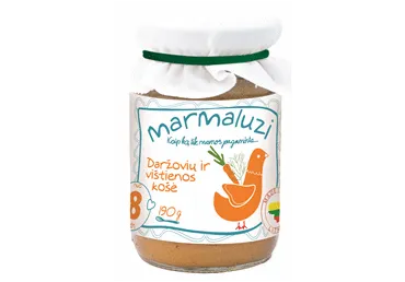 Kana-aedviljapüree MARMALUZI 190g 8k