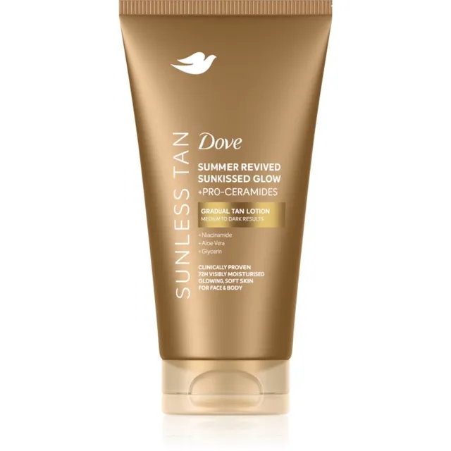 Dove Sunless Tan Isepruunistav piim varjund Dark 75 ml