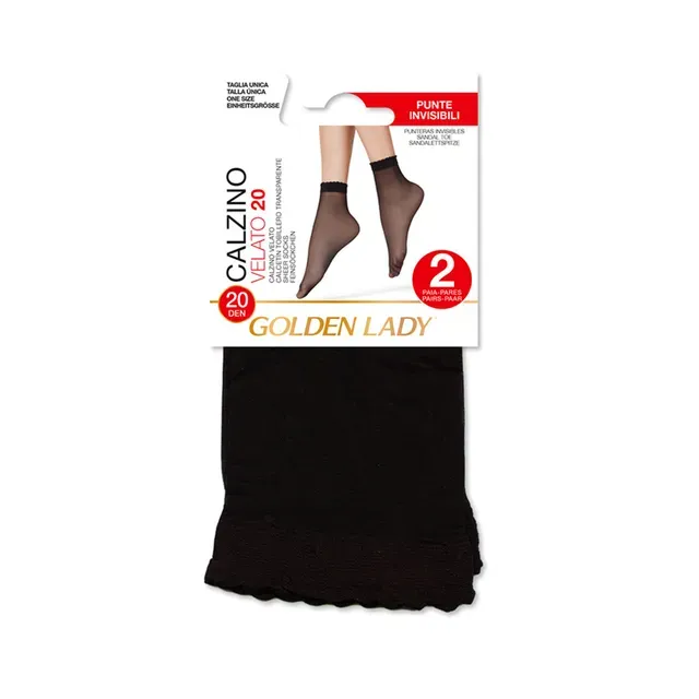 Sokid Velato 20 den nero, GOLDEN LADY, 2 paari