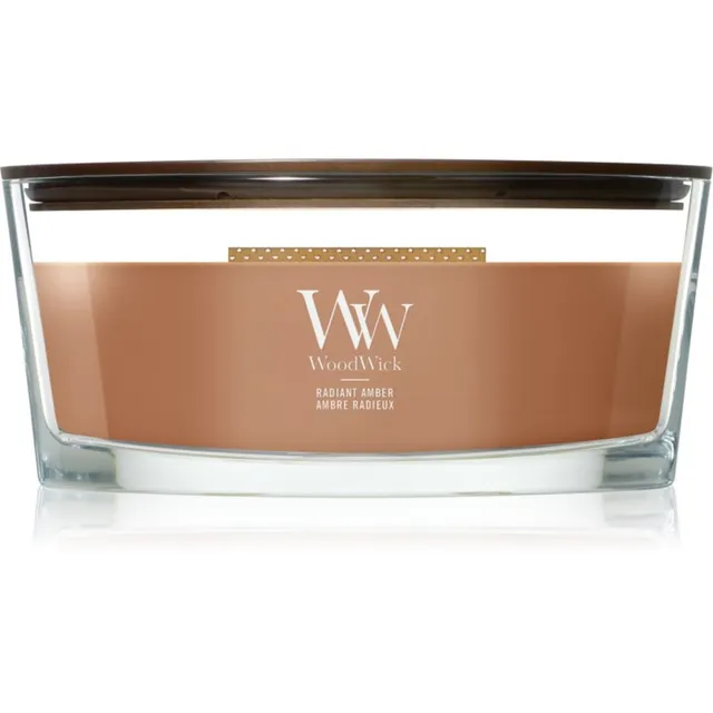 Woodwick Radiant Amber lõhnaküünal puidust taht 453.6 g
