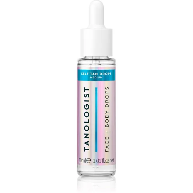 TANOLOGIST Self Tan Drops Isepruunistavad tilgad näole ja kehale varjund Medium 30 ml