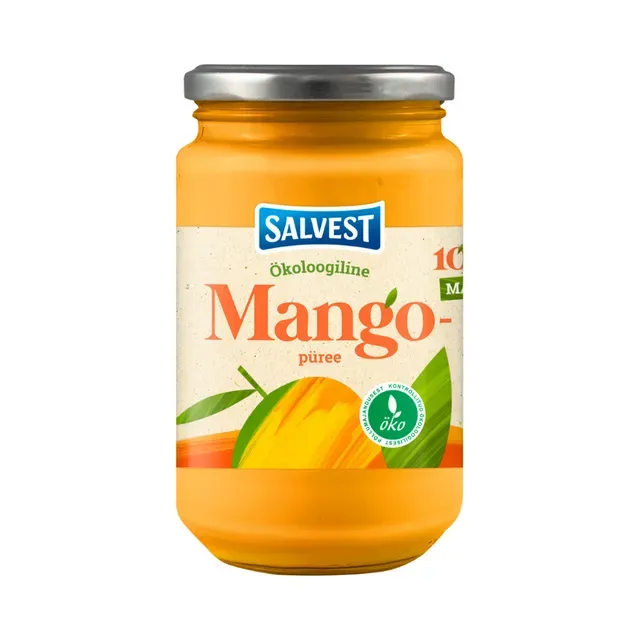 Salvest Ökoloogiline Mangopüree 450g