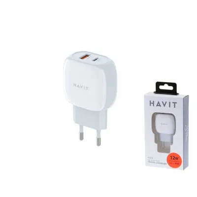 Vooluadapter usb/type c,12w Havit dot 22
