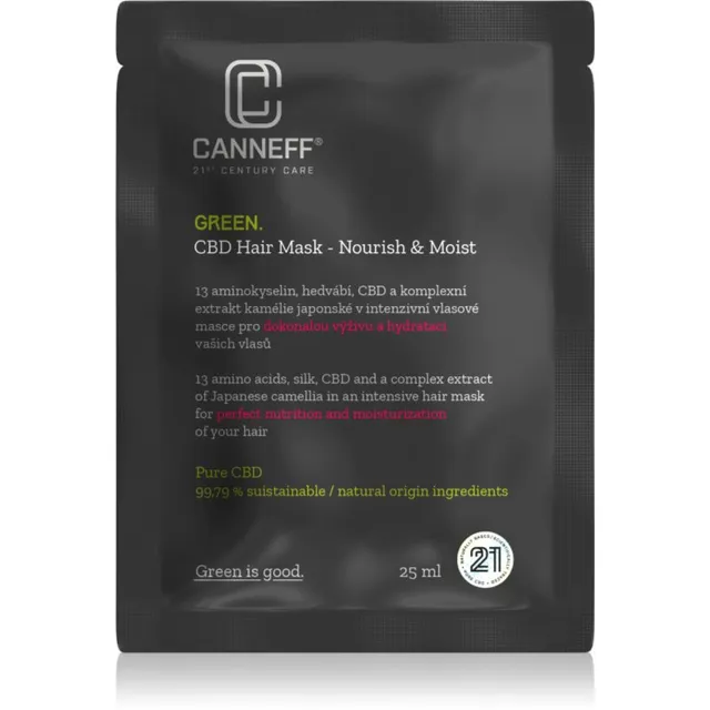 Canneff Green CBD Hair Mask Taastav ja niisutav juuksemask 25 ml