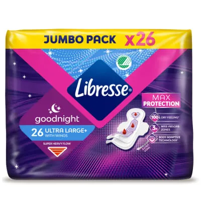 Hügieenisidemed Libresse Ultra Night 26tk