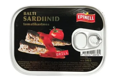 Grill sardiinid tomatikast.BRIIS,EO 140g
