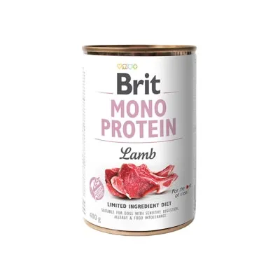 Konservtoit koer. Brit Care Protein Lamb 400g