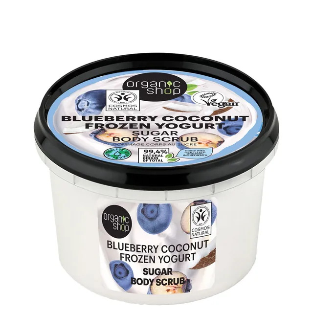 ORGANIC SHOP Blueberry Coconut Frozen Yogurt Body Scrub 250ml