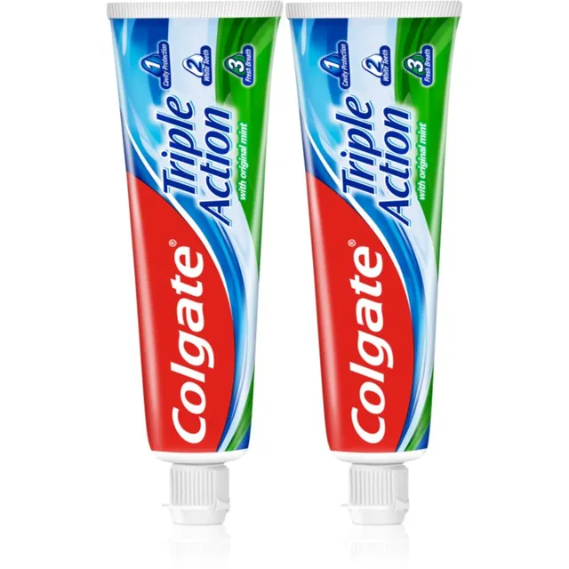Colgate Triple Action Original Mint Hambapasta 2x75 ml