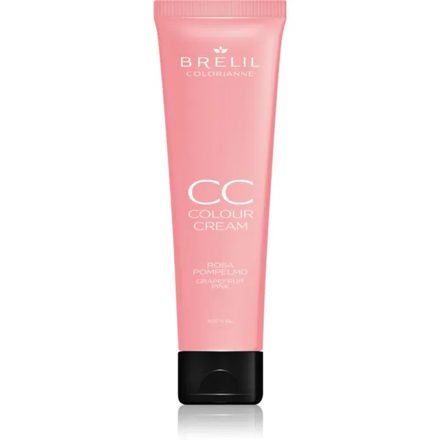 Brelil Professional CC Colour Cream värviv kreem kõigile juuksetüüpidele varjund Grapefruit Pink 150 ml