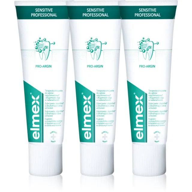 Elmex Sensitive Professional Hambapasta tundlikele hammastele 3x75 ml