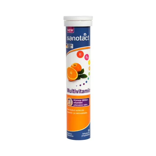 Joogitabletid multivitamiin, SANOTACT, 82 g