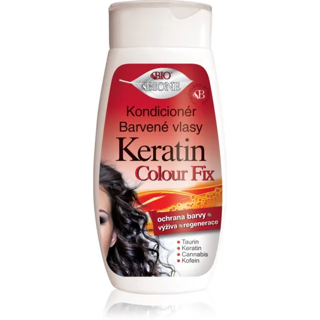 Bione Cosmetics Keratin Colour Fix Palsam värvitud juustele 260 ml