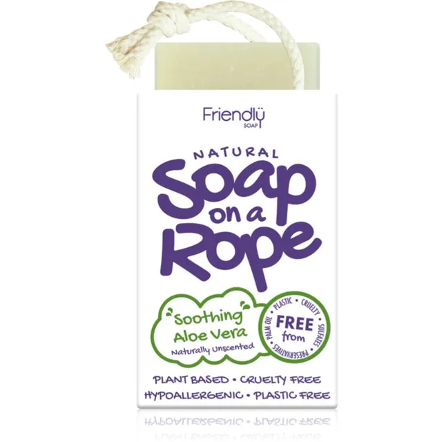 Friendly Soap Soap on a Rope Aloe Vera Looduslik seep nööri otsas 95 g