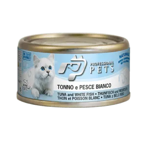Professional Pets tuunikala ja valge kalaga kassikonserv 70g