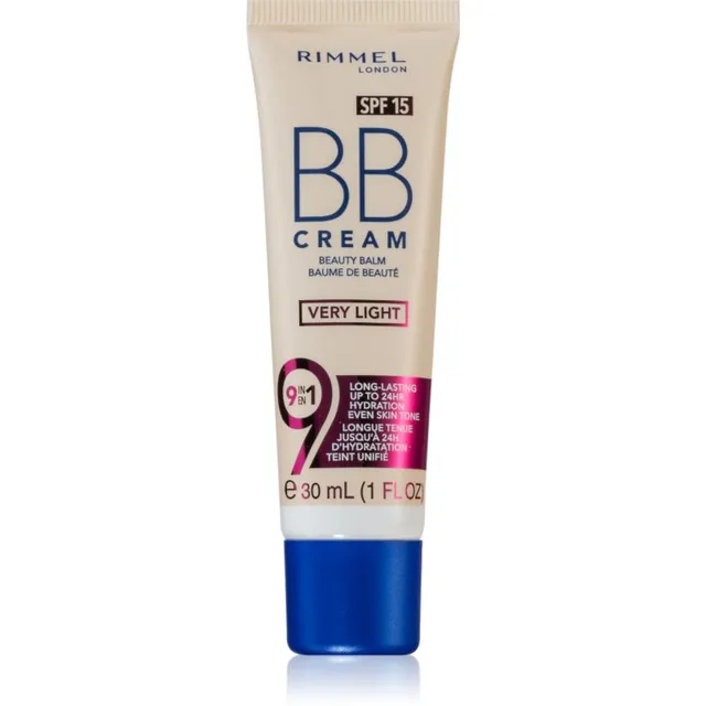 Rimmel BB Cream 9 in 1 BB kreem SPF 15 varjund Very Light 30 ml