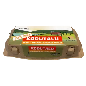 Kodutalu vabalt peet.kanade munad M 10tk