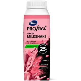 Piimaproteiinikokteil maasikajäätise maitseline, VALIO PROFEEL, 250 ml