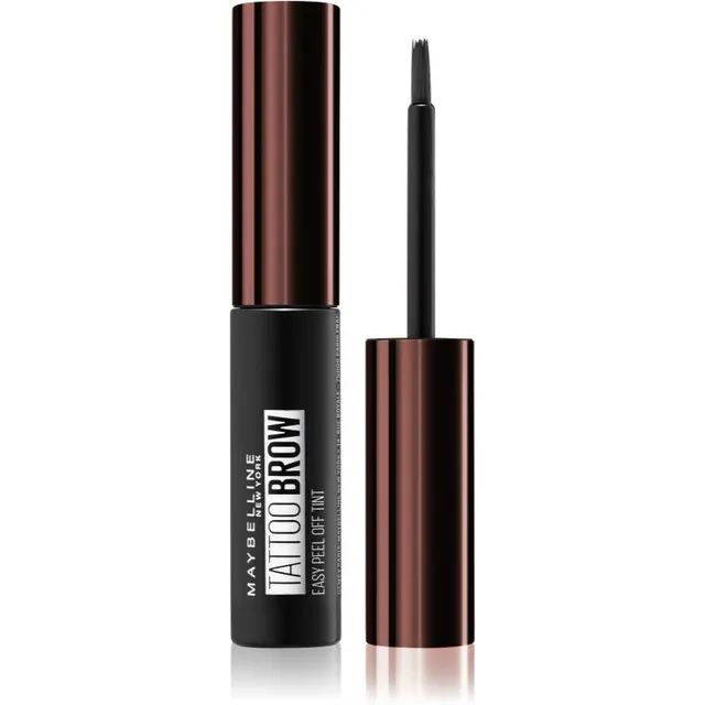 MAYBELLINE NEW YORK Tattoo Brow geeljas poolpüsivärv kulmudele varjund Dark Brown 4.6 g
