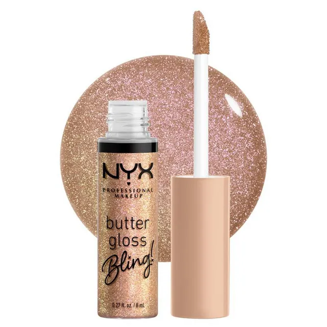 NYX Butter Gloss Bling Lip Gloss No.1 Bring The Bling 8ml