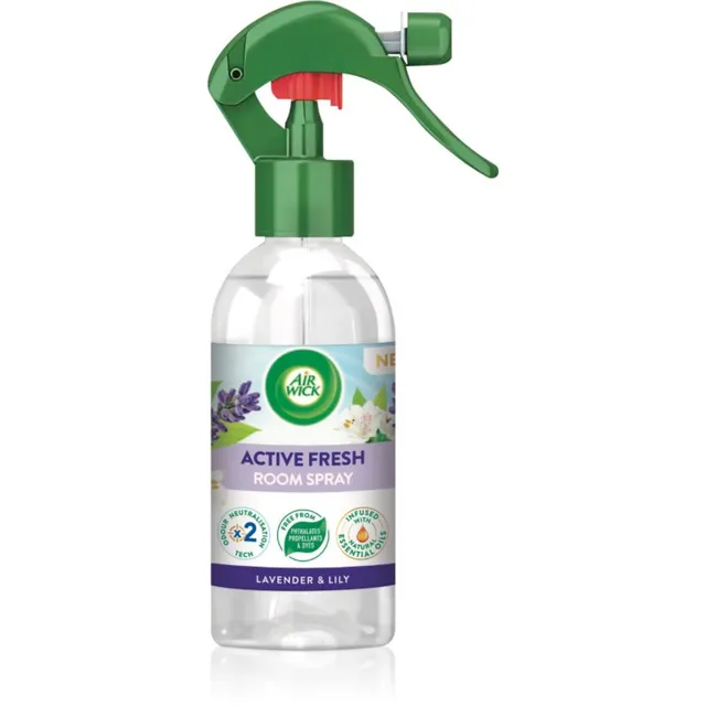 Air Wick Active Fresh Spray Lavender & Lily Ruumipihusti lavendl lõhnaga 237 ml
