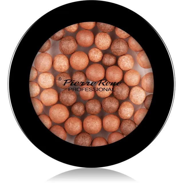 Pierre René Face Pruunistavad puudripärlid pikaajalise mõjuga varjund 04 Natural  20 g