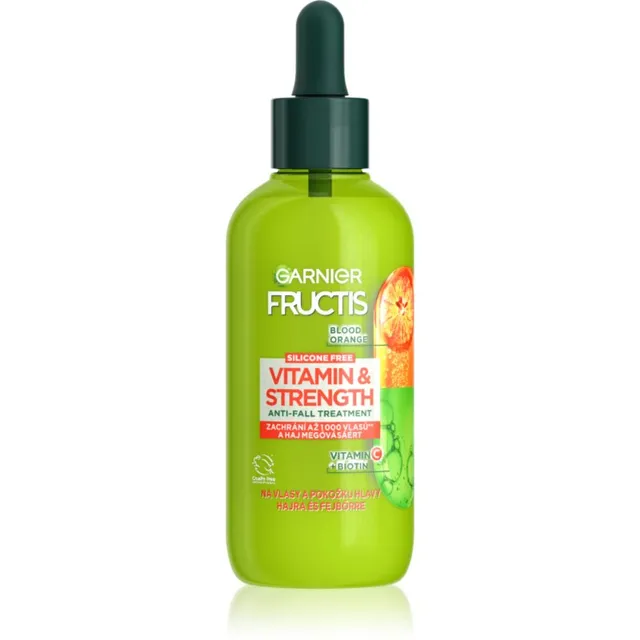 Garnier Fructis Vitamin & Strength Juukseseerum juuste tugevdamiseks ja sära andmiseks 125 ml