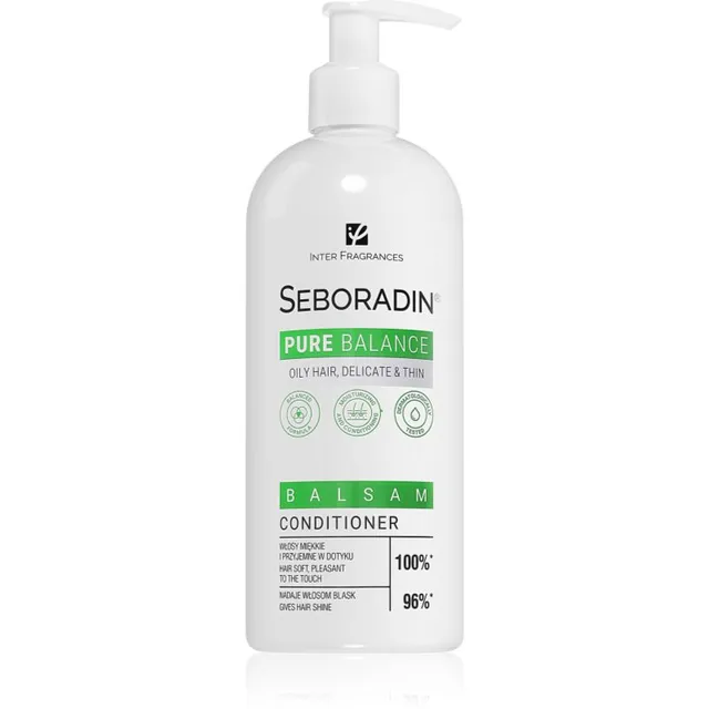 Seboradin Pure Balance Palsam rasvastele, õhukestele ja poorsetele juustele 400 ml