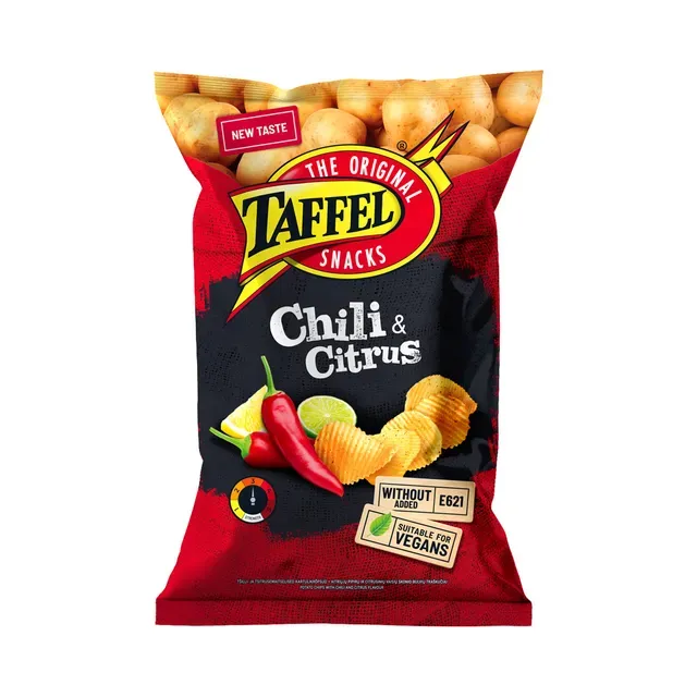 Kartulikrõpsud tšilli- ja tsitrusemaitselised, TAFFEL, 180 g