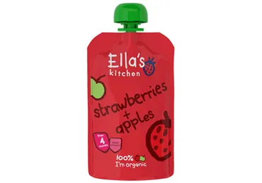 Maasika-õunapüree ELLA'S KITCHEN 120g 4k