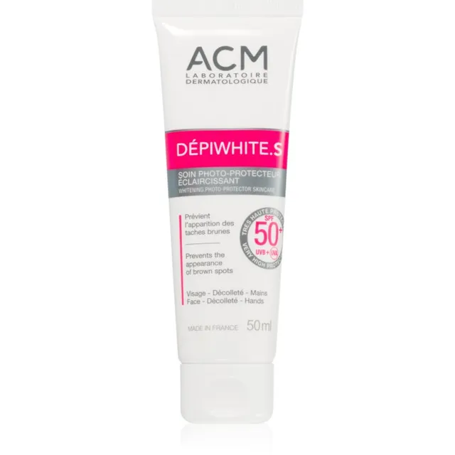 ACM Dépiwhite S Kaitsev kreem näole ja dekolteepiirkonnale SPF 50+ 50 ml