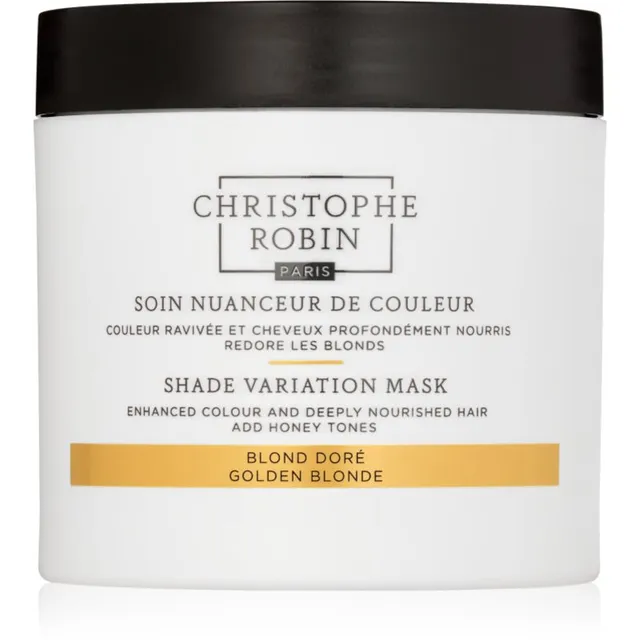 Christophe Robin Shade Variation Mask Toitev kreemmask juustele varjund Golden Blond 250 ml