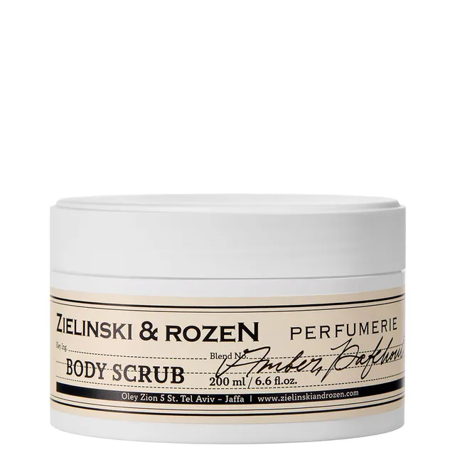 ZIELINSKI & ROZEN Amber, Patchouli Body Scrub 200ml