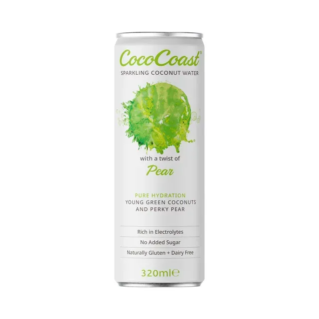 Gaseeritud kookosvesi Pear, , 320 ml