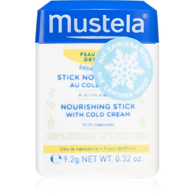 Mustela Bébé Hydra Stick Toitev ja niisutav pulk lastele sünnist alates 9.2 g