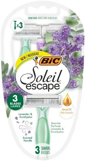 Bic raseerija Soleil Escape 3 lavendel-eukalüpt 3tk