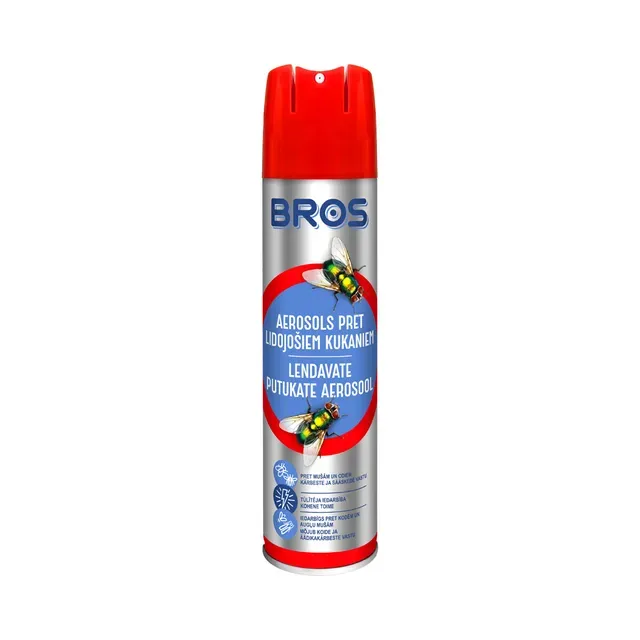 Aerosool lendavatele putukatele, BROS, 400 ml