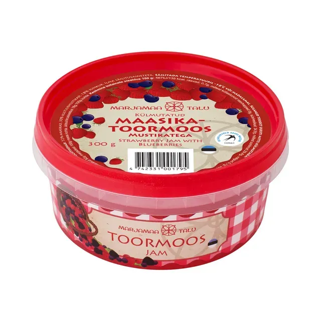 Maasikatoormoos mustikatega, MARJAMAA TALU, 300 g