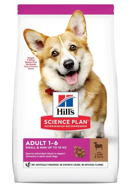 Hill's Science Plan koeratoit lamba & riisiga väiksele koerale 1,5kg