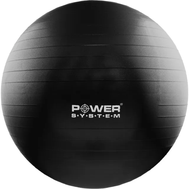 Power System Pro Gymball võimlemispall värv Black 75 cm