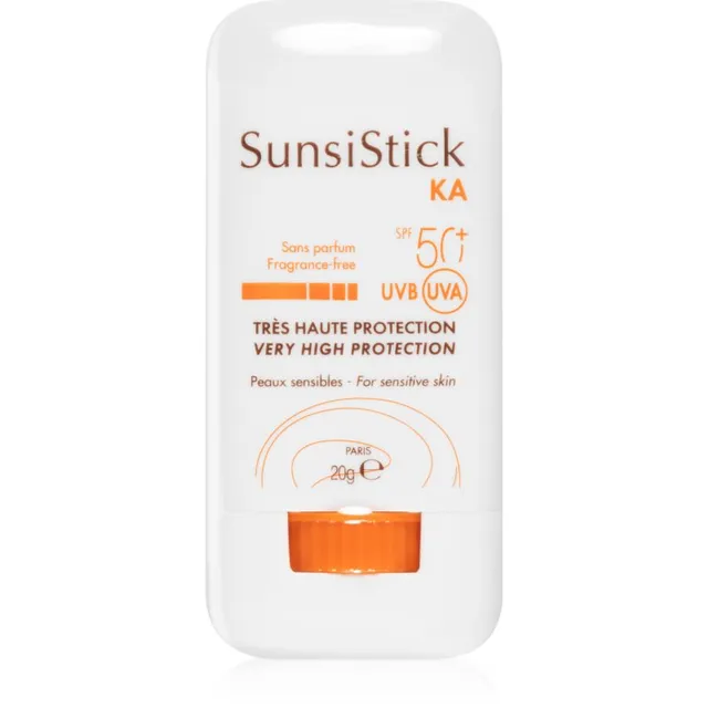 Avène Sun SunsiStick KA Päikesekaitsepulk tundlike piirkondade jaoks SPF 50+ 20 g