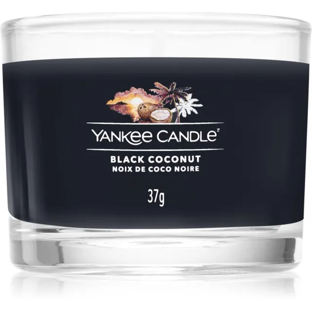 Yankee Candle Black Coconut votiivküünal Signature 37 g