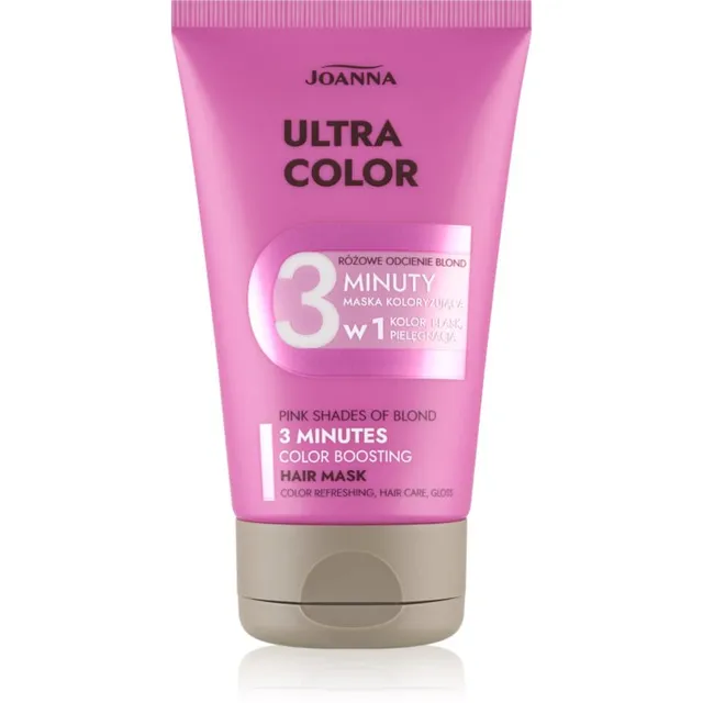 Joanna Ultra Color Pink Shades 3 Minutes Toniseeriv palsam varjund Pink 100 ml