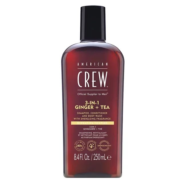 AMERICAN CREW 3-in-1 Ginger + Tea Shampoo 250ml